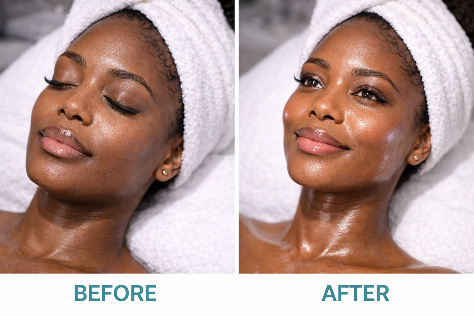 Hydrafacial before and after results Nairobi